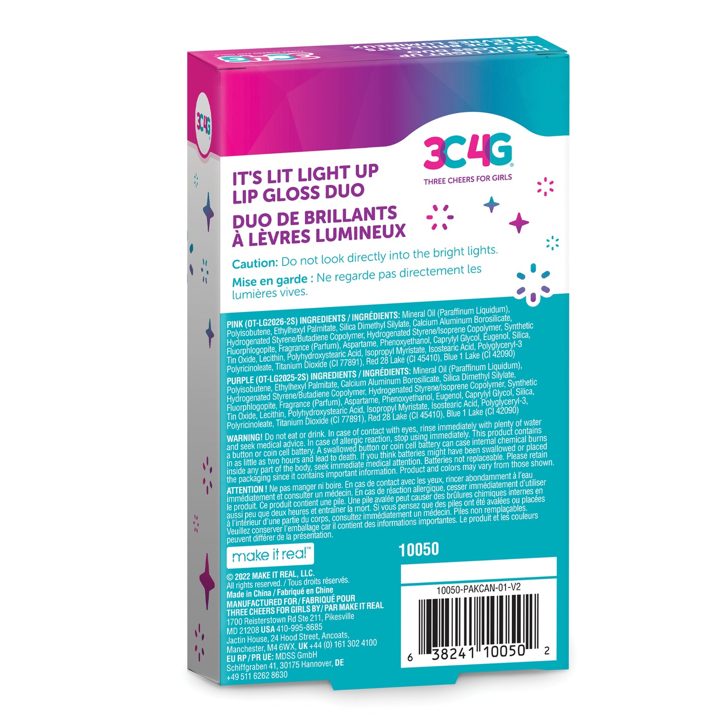 Graffiti It's Lit Light Up Lip Gloss Duo