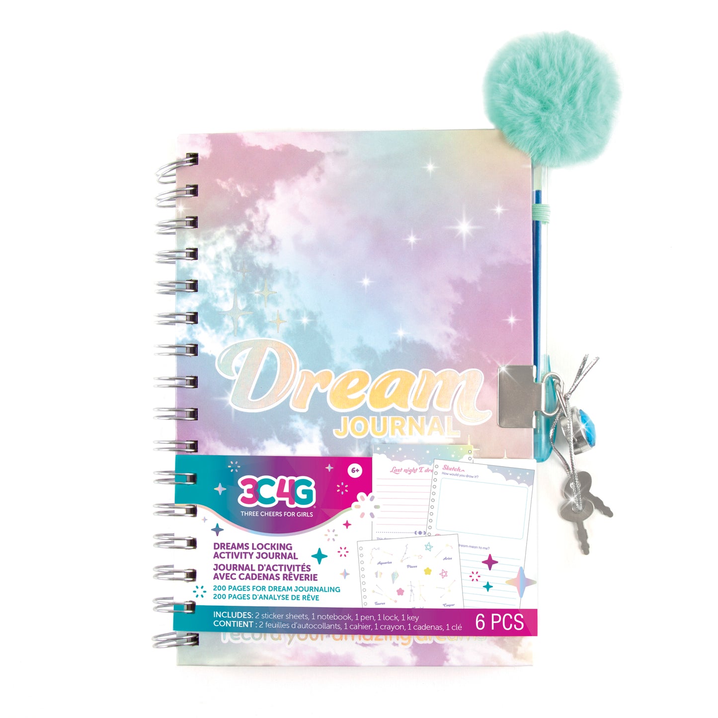 Dreams Locking Activity Journal
