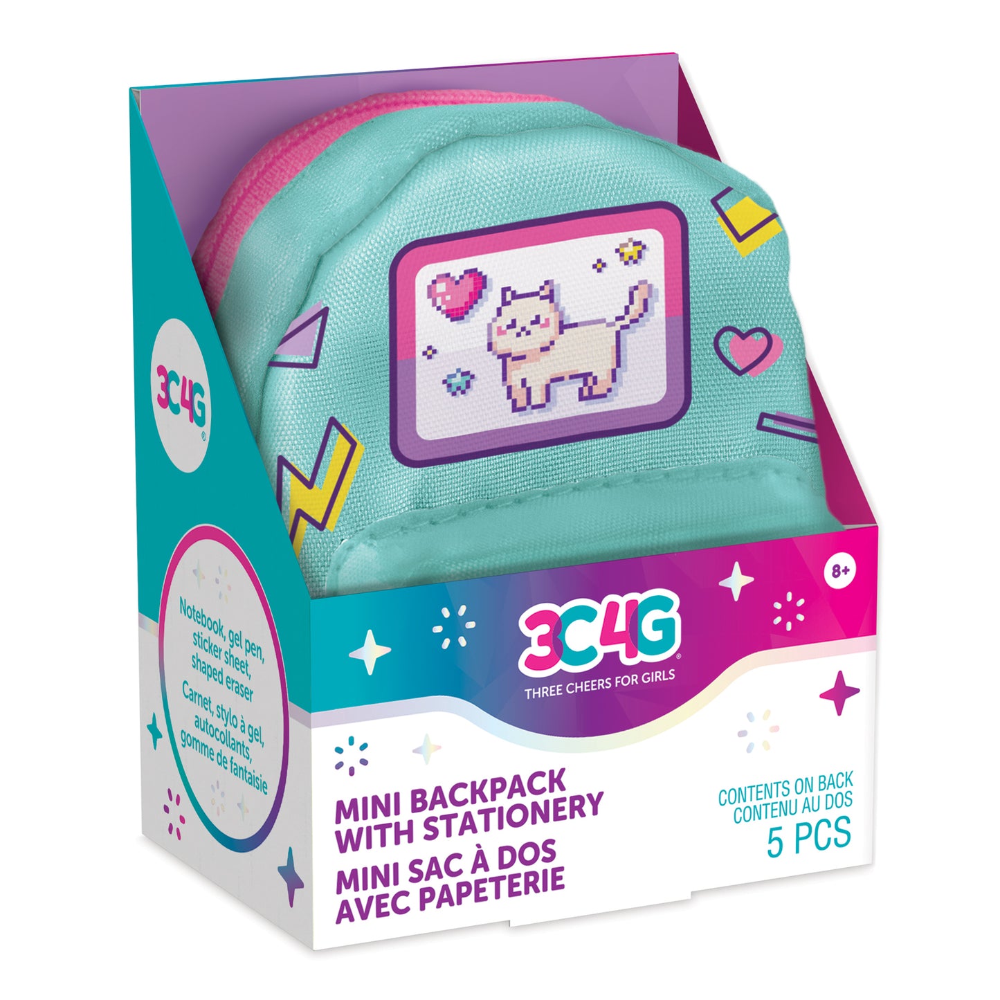 Retro Gamer Mini Backpack with Stationery