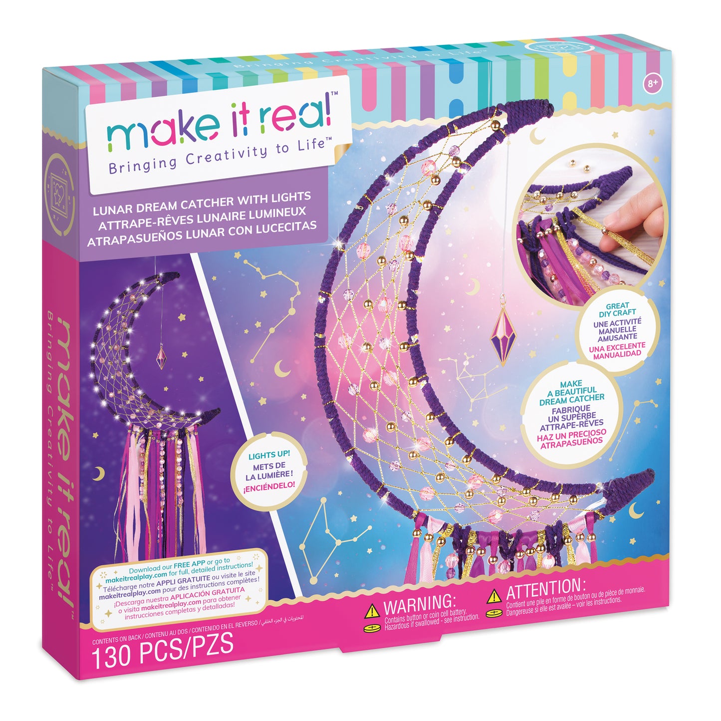 Lunar Dream Catcher with Lights