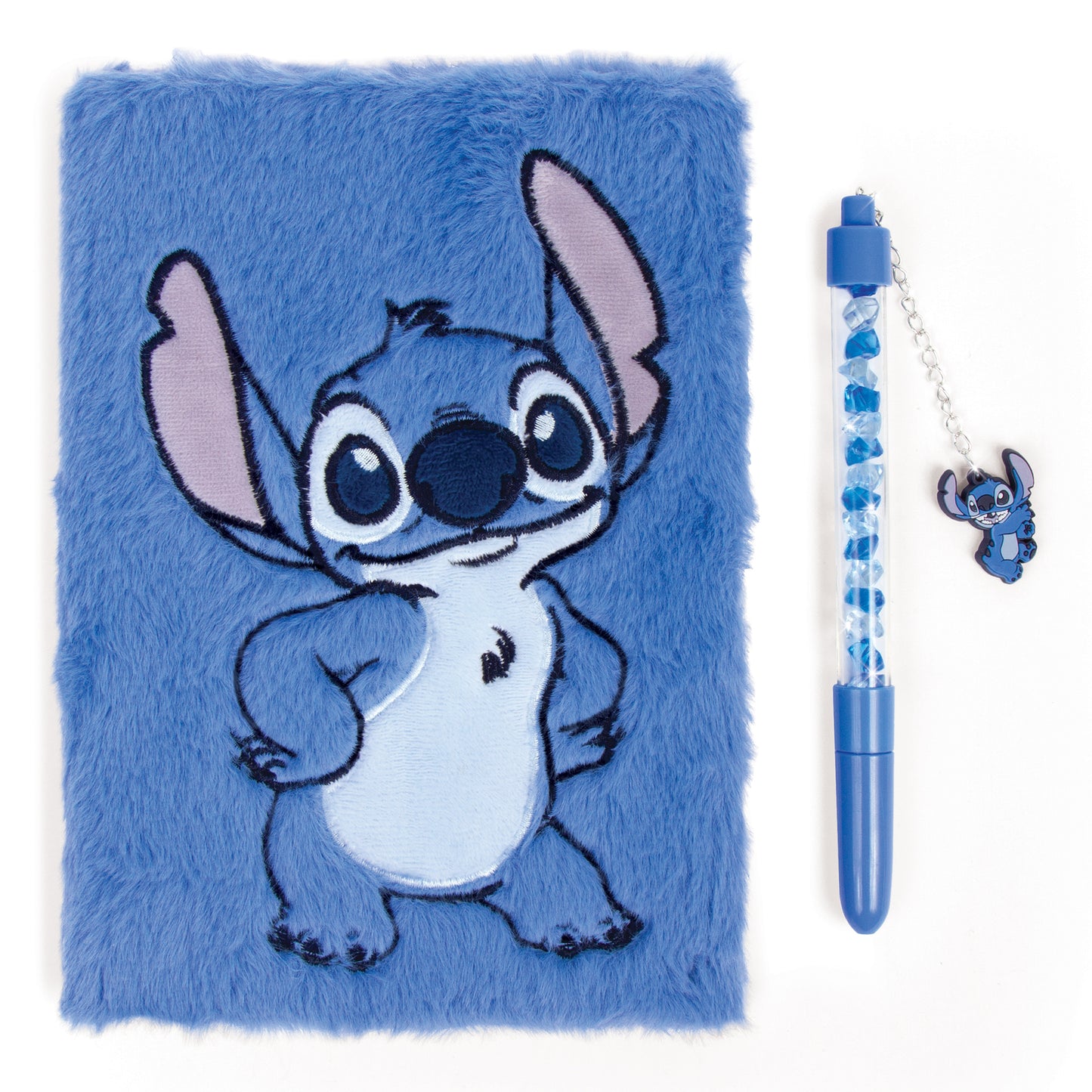 Stitch Cool Vibes Fuzzy Journal and Pen
