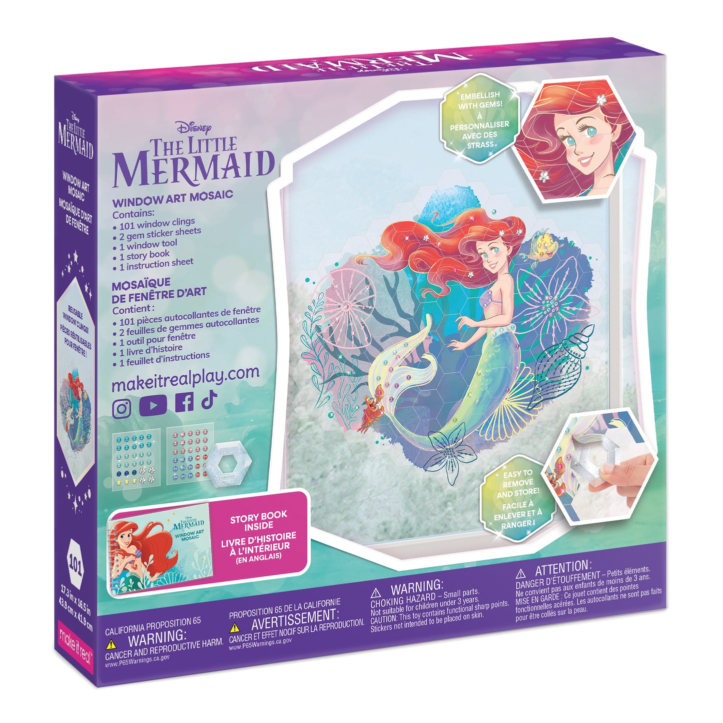 Window Art Mosaic - Disney The Little Mermaid