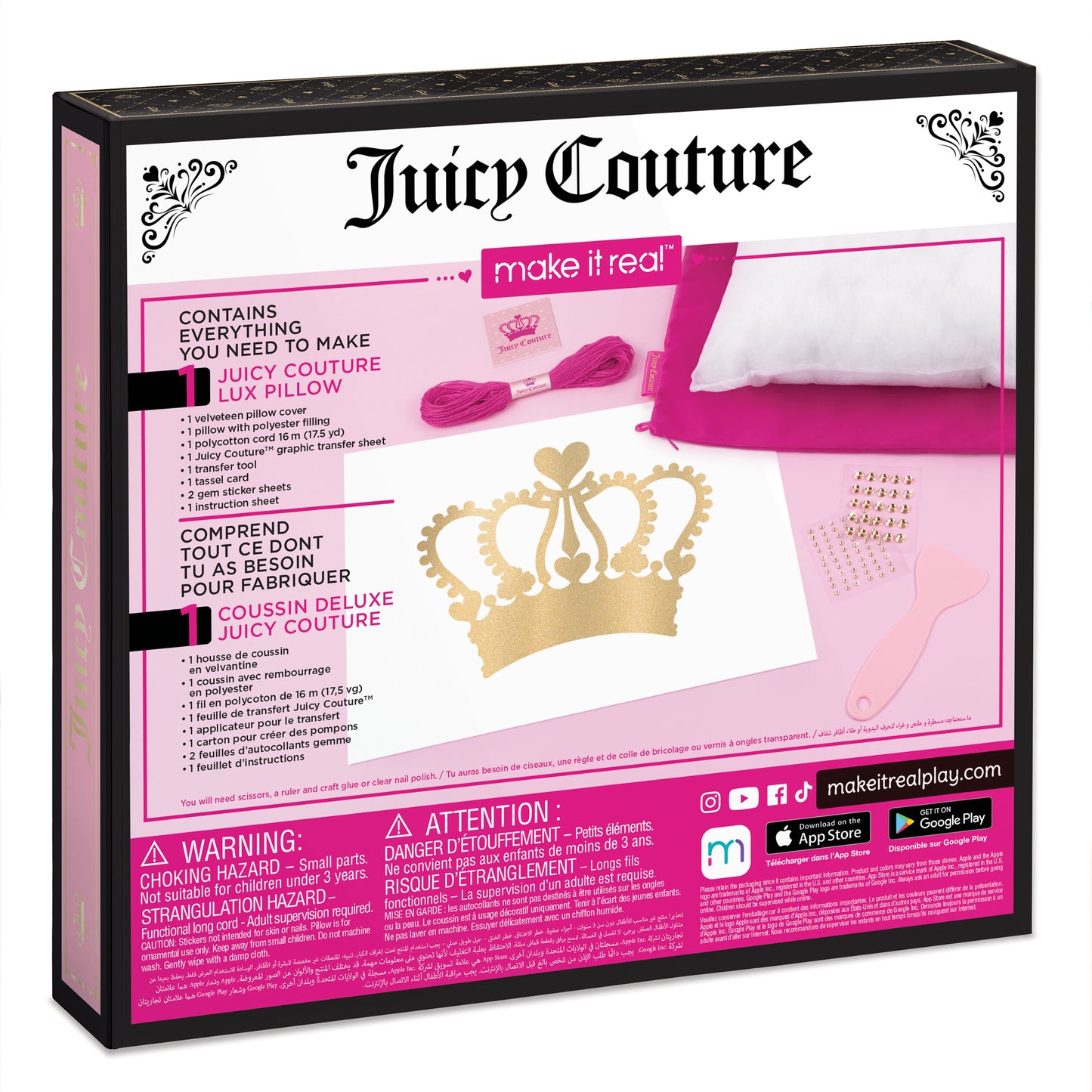 Juicy Couture™ DIY Lux Pillow