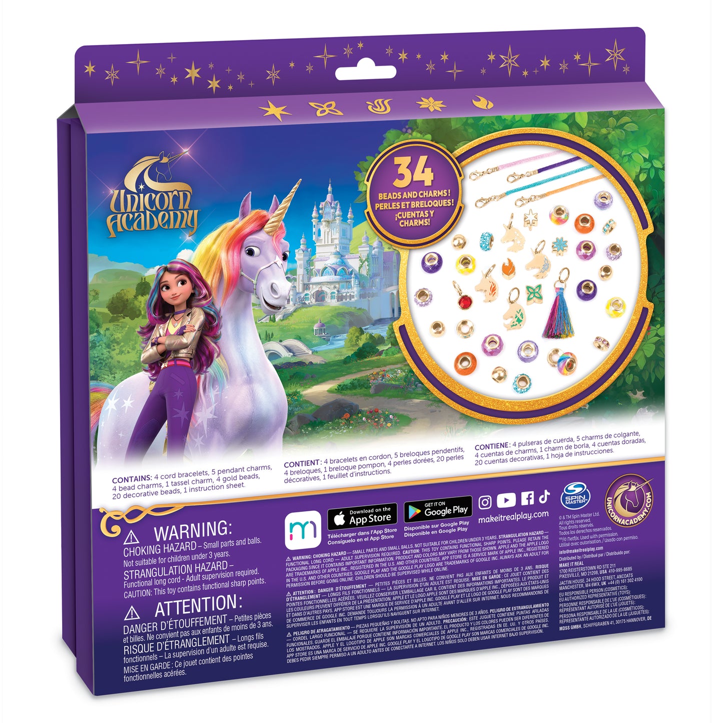 Unicorn Academy™ Enchanting Unicorn Charms Bracelet Kit
