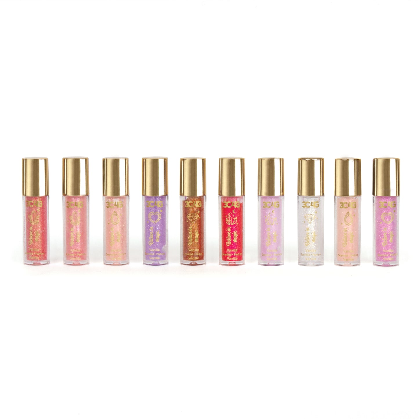Pink & Gold Lip Gloss Set