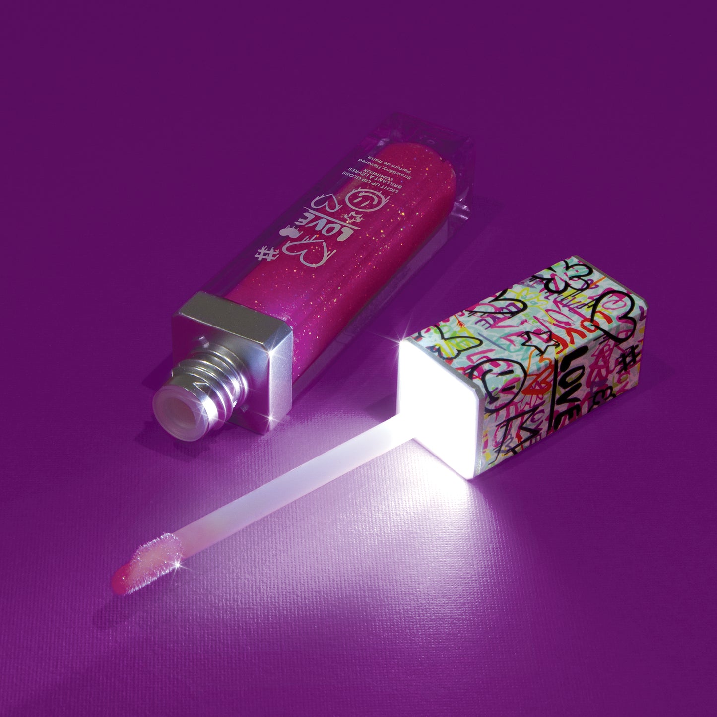 Graffiti It's Lit Light Up Lip Gloss Duo