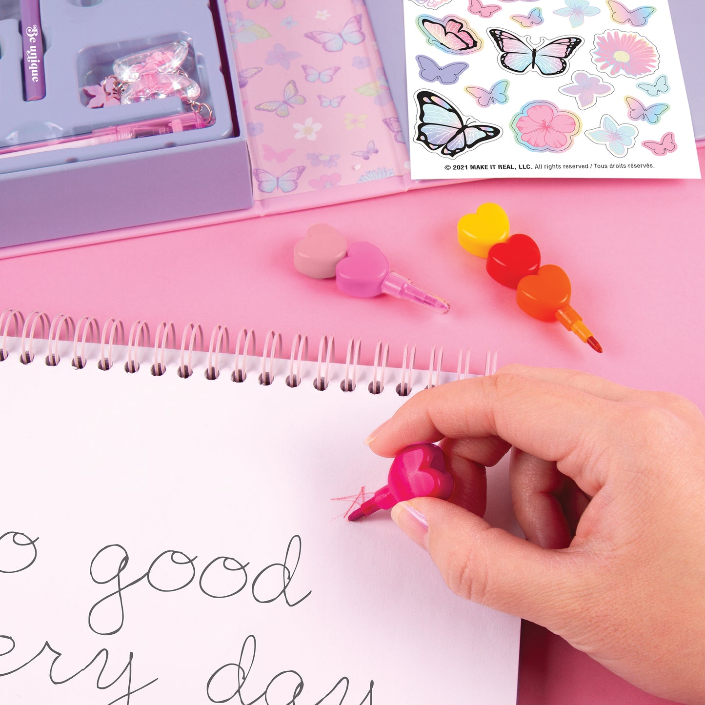 Butterfly Sketchbook and Drawing Set