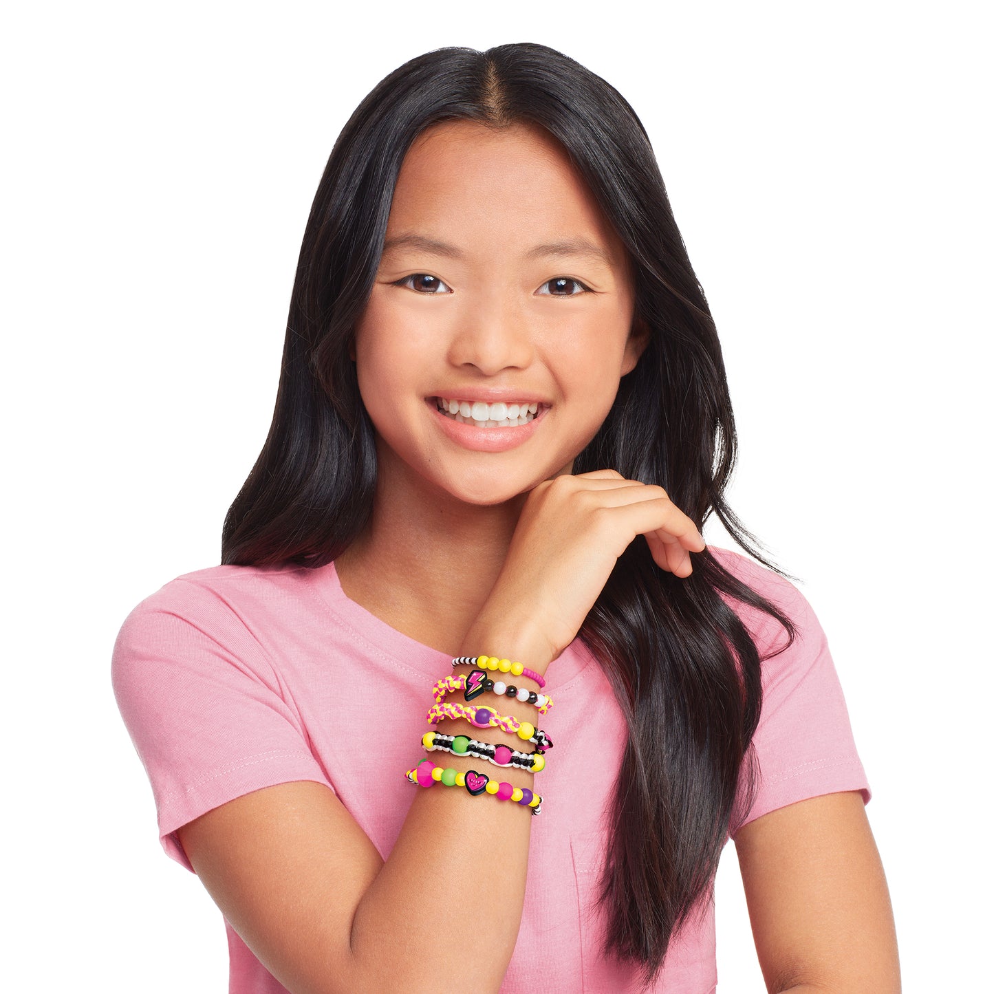 Neon Black & White Bracelets