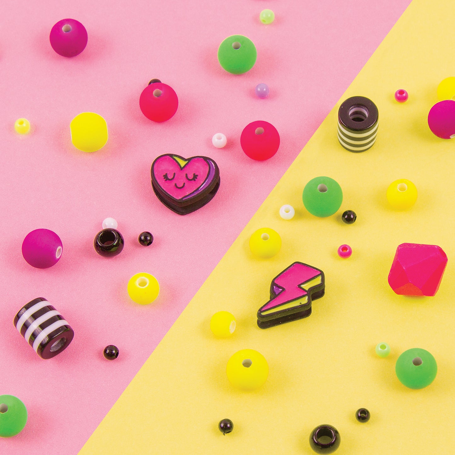 Neon Black & White Bracelets