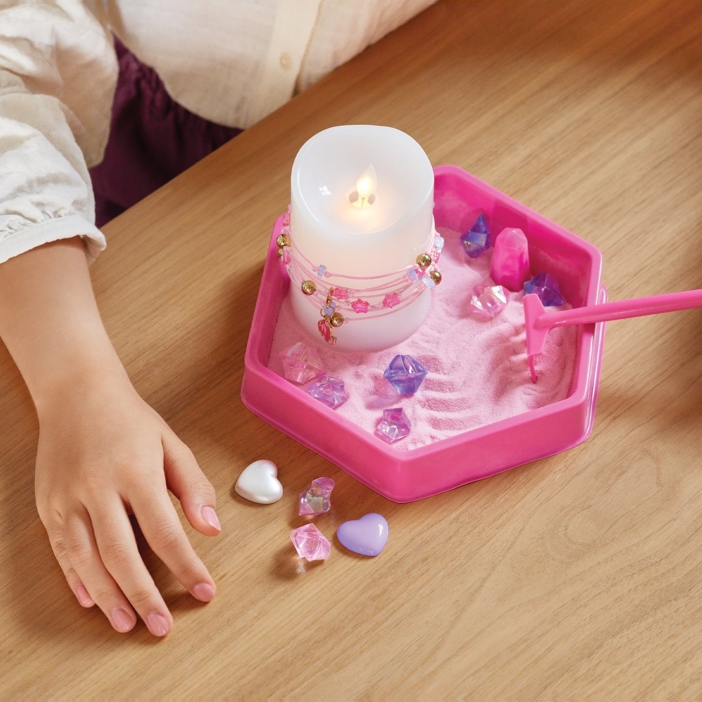 Flameless Candle Zen Garden