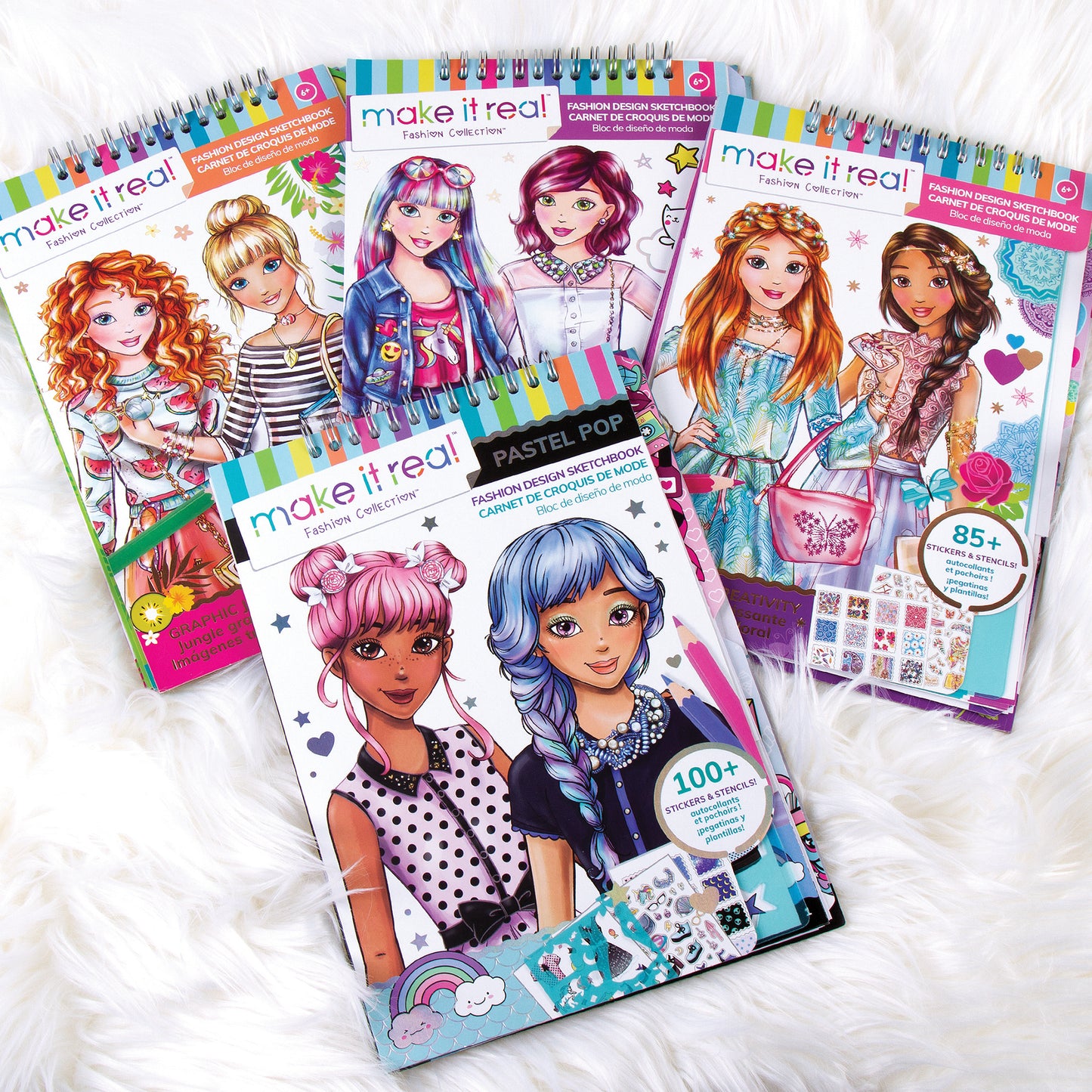 Fashion Design Sketchbook: Pastel Pop!
