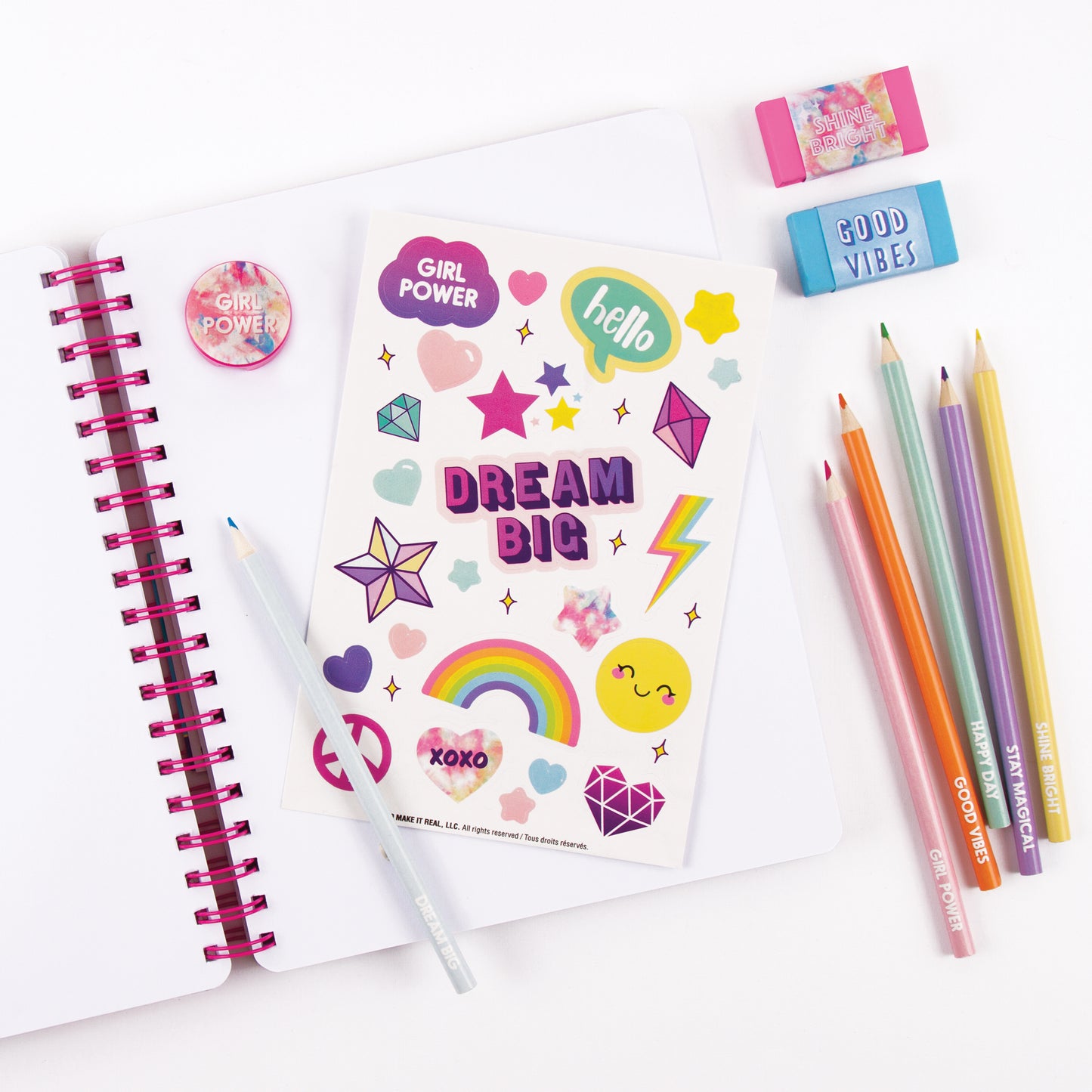 Pastel Tie Dye All-in-One Sketching Set
