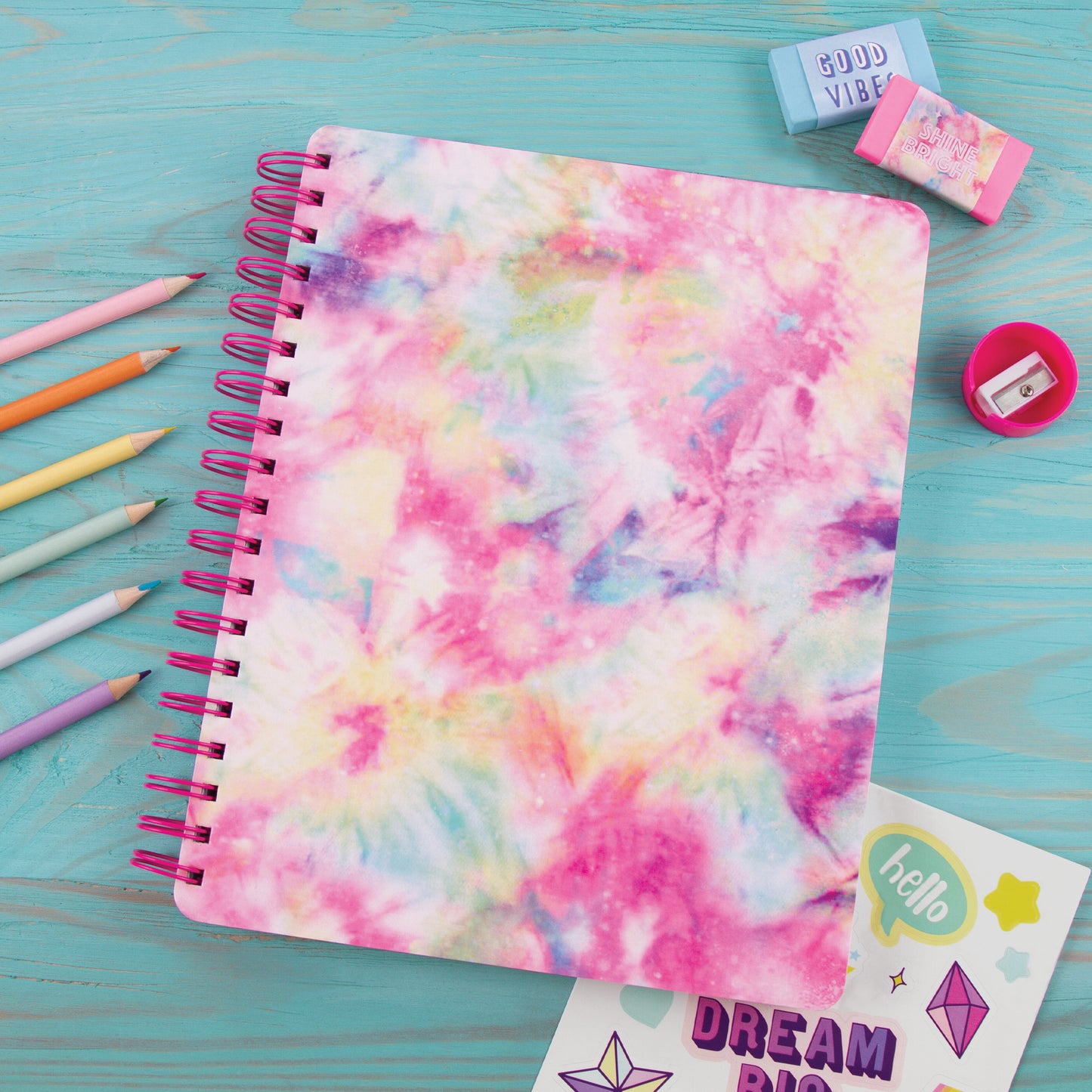 Pastel Tie Dye All-in-One Sketching Set