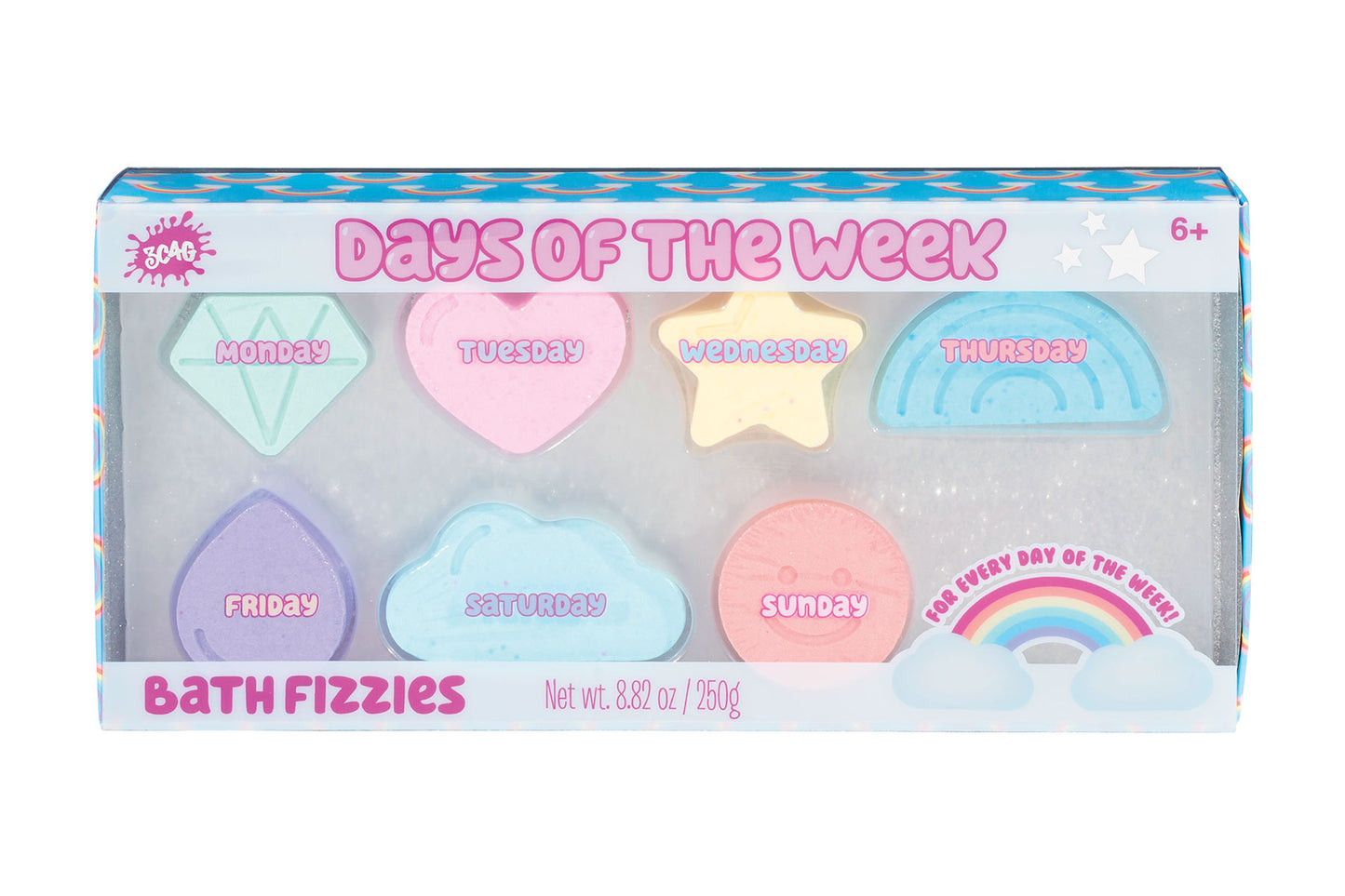 Days of The Week Bath Fizzies
