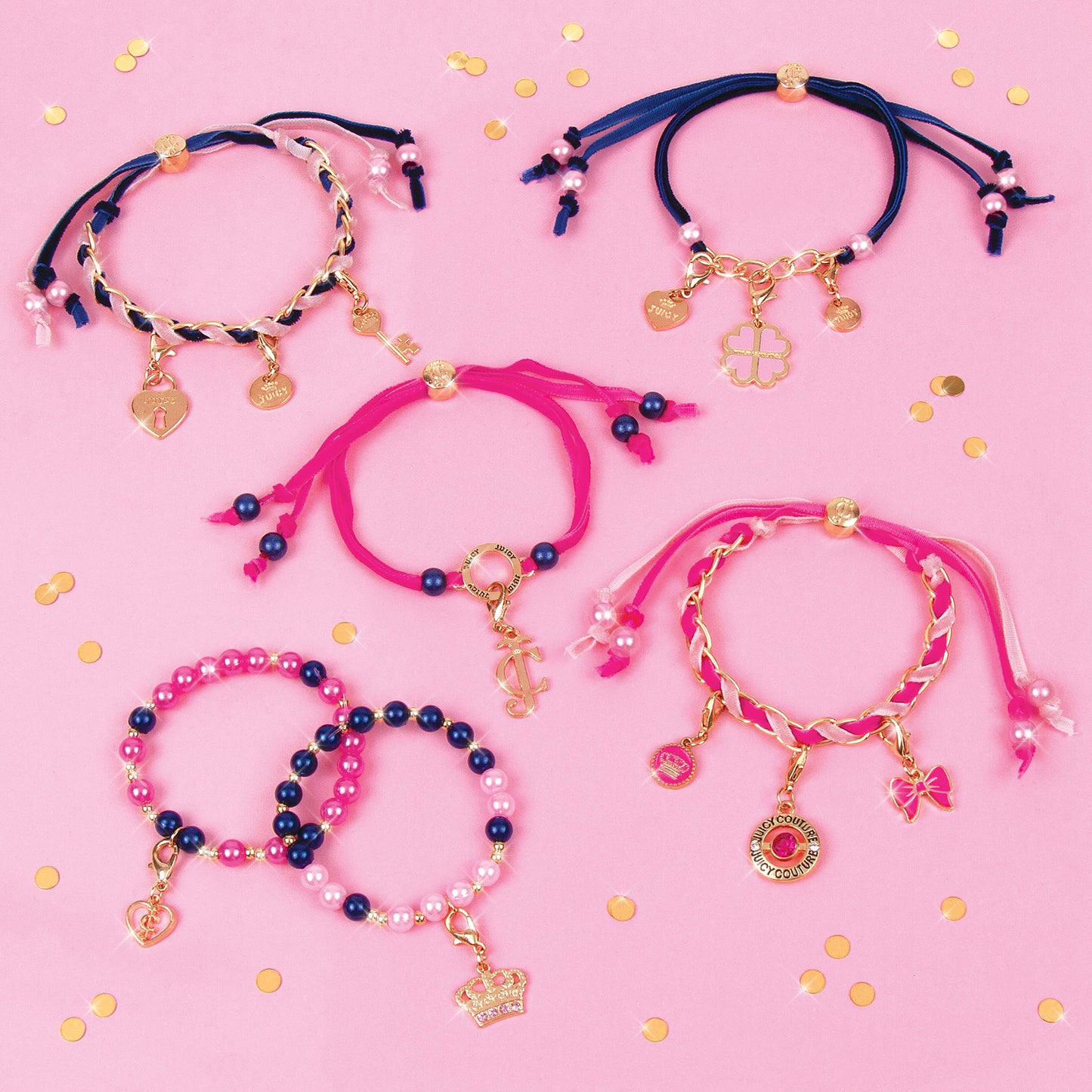 Juicy Couture™ Charmed by Velvet & Pearls Bracelets