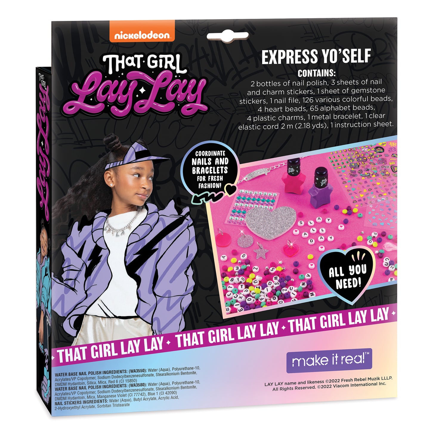 That Girl Lay Lay Express Yo Self Nail Art & DIY Bracelet kit