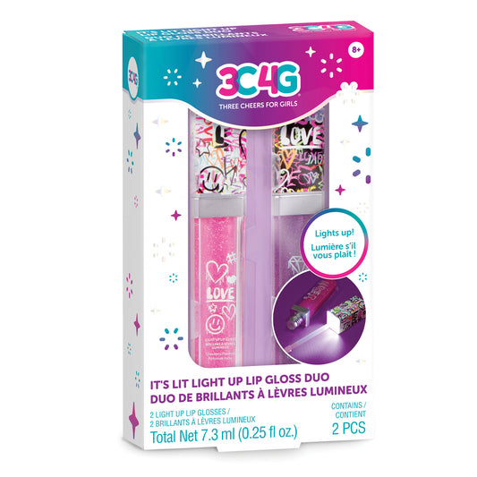 Graffiti It's Lit Light Up Lip Gloss Duo