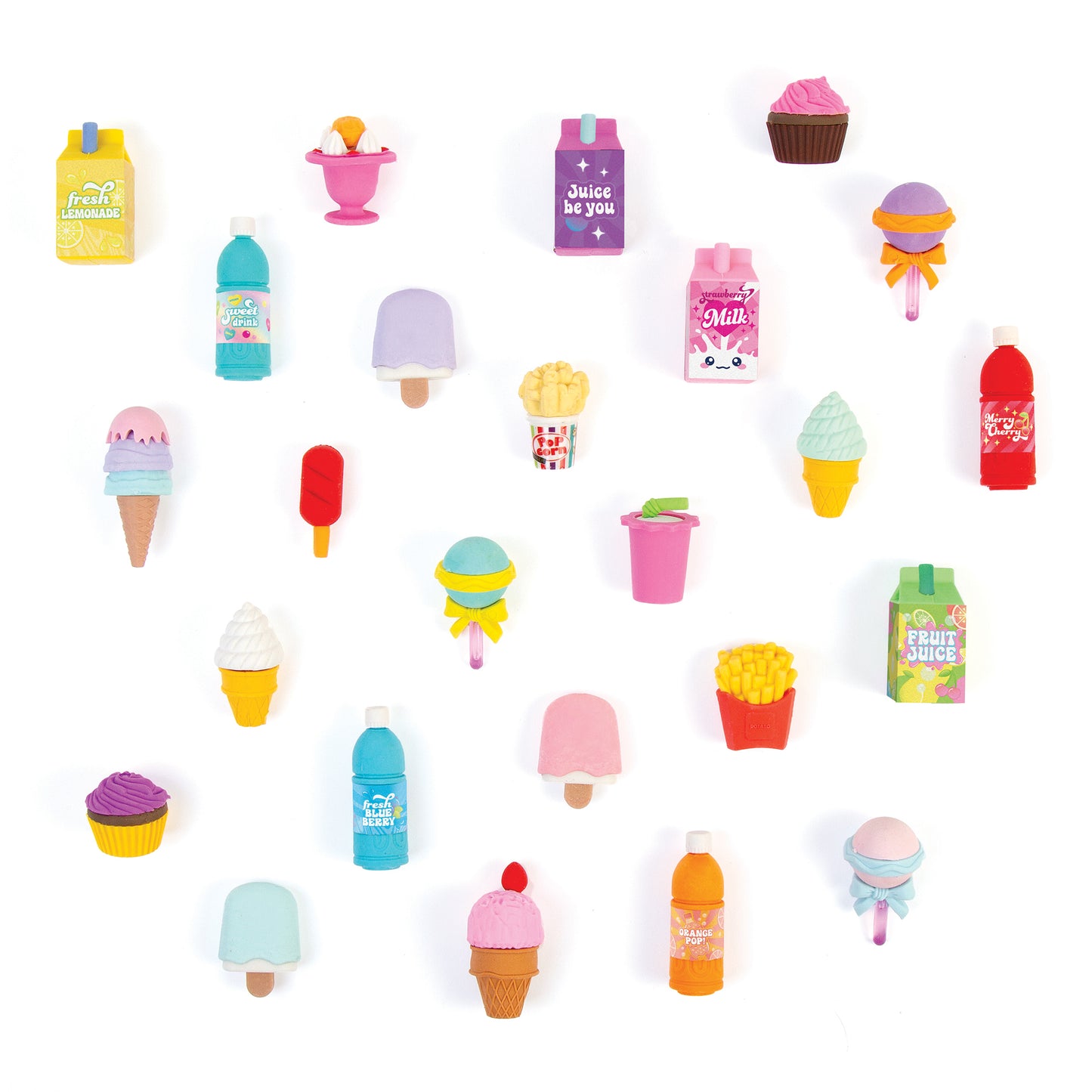 Snack 'n Sweets Puzzle Eraser Set