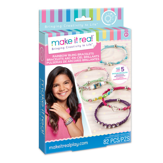 Rainbow Bling Bracelets