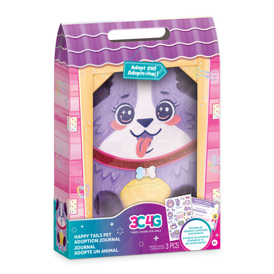 Happy Tails Pet Adoption Journal - dog