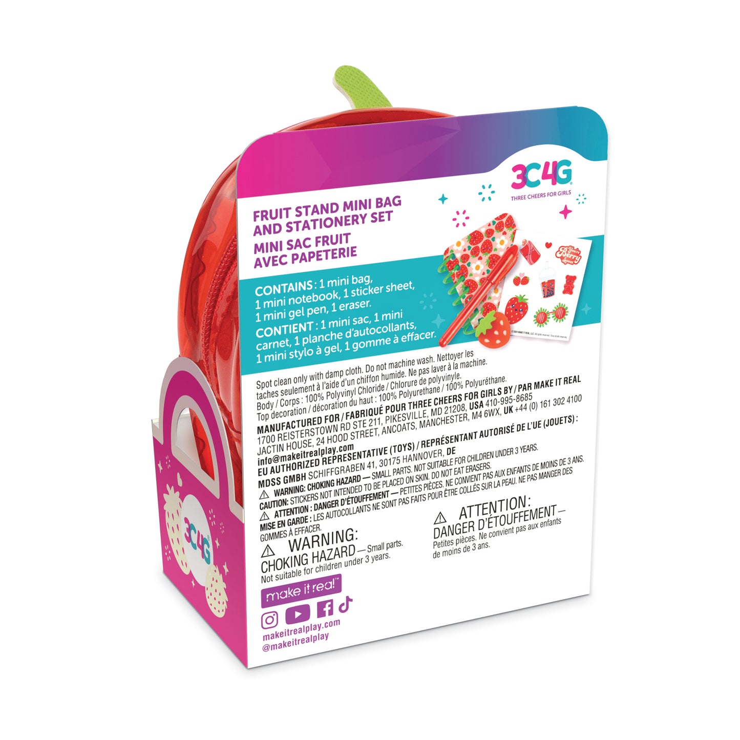Fruit Stand Mini Bag and Stationery Set