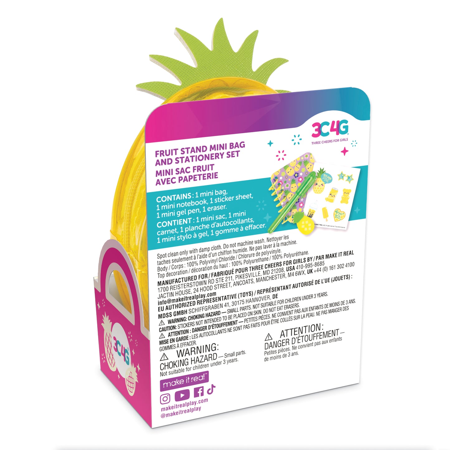 Fruit Stand Mini Bag and Stationery Set