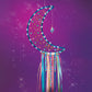 Lunar Dream Catcher With Lights - Blue