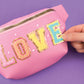 Fashion Sling Bag with Patches