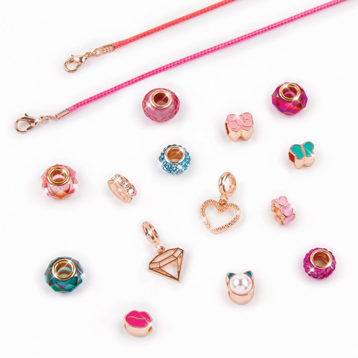 Halo Charms Bracelets: Pretty in Pink