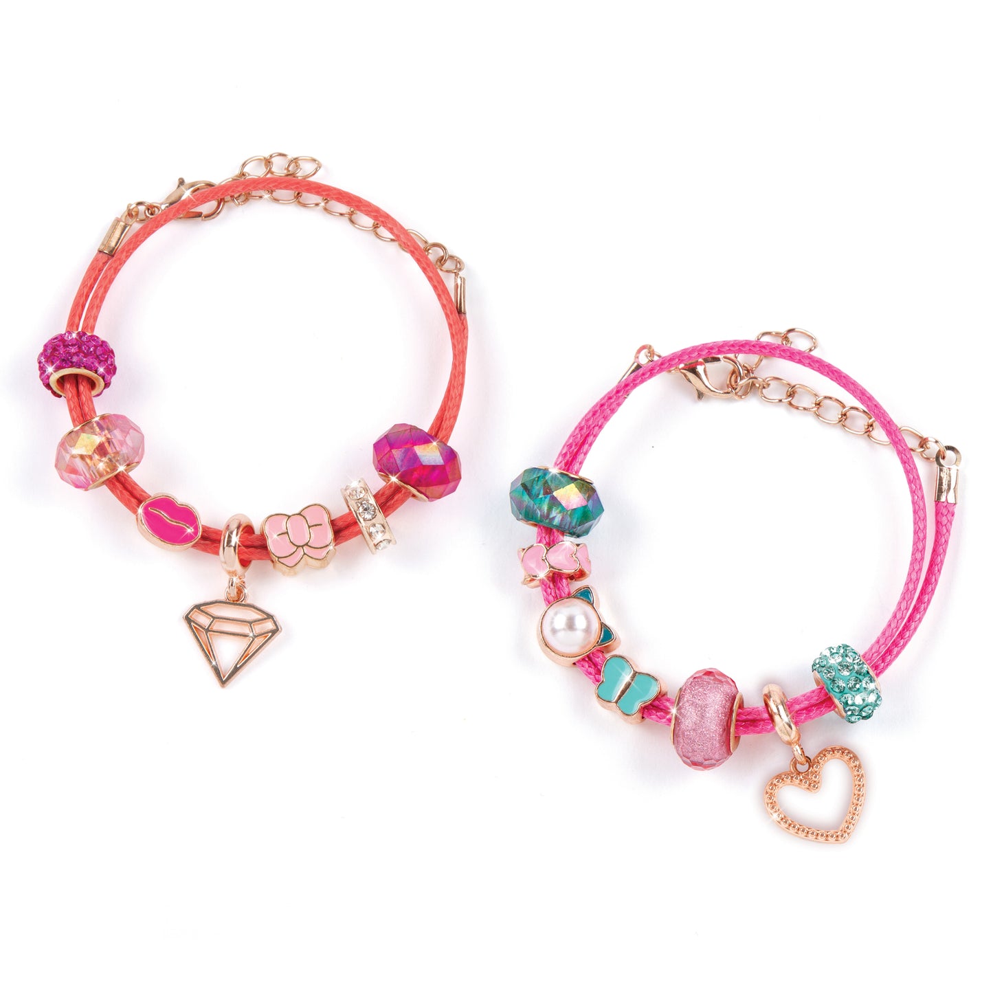 Halo Charms Bracelets: Pretty in Pink