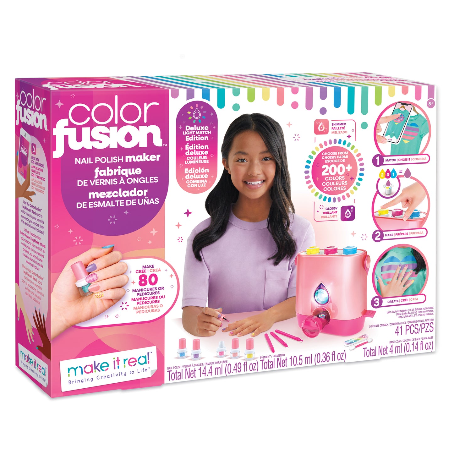 Color Fusion Nail Polish Maker Deluxe Light Match Edition