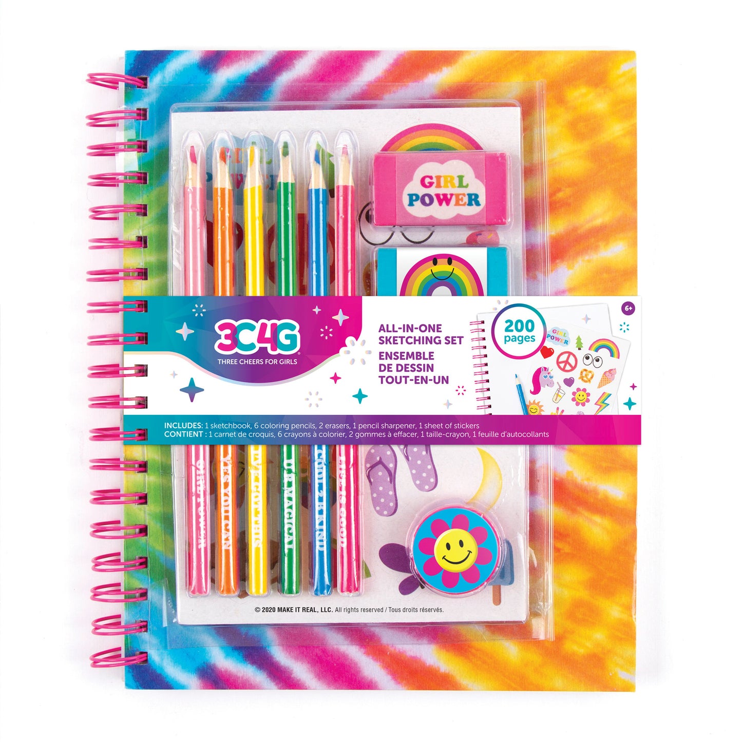 Tie Dye All-in-One Sketching Set – Make It Real