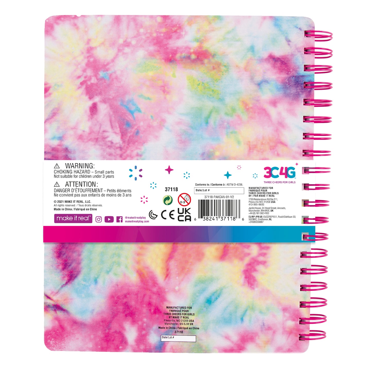 Pastel Tie Dye All-in-One Sketching Set