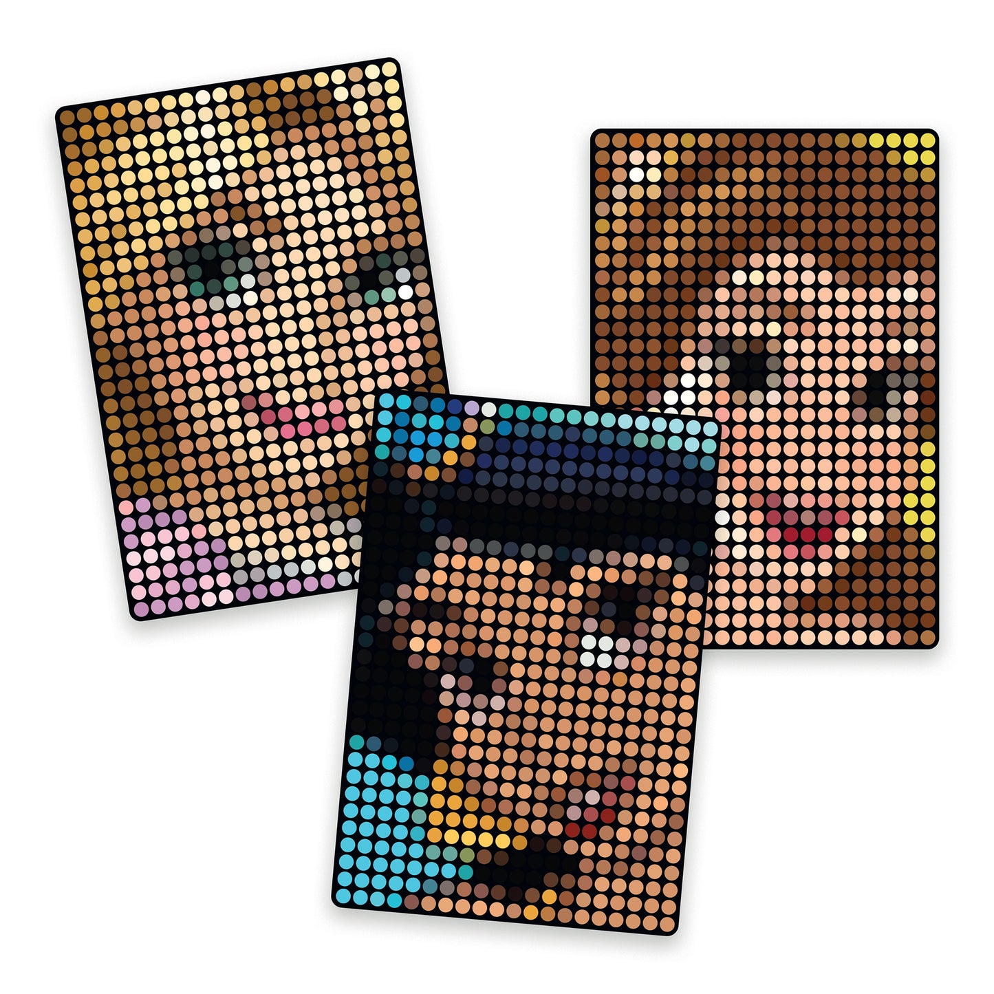 Disney Princess Stamp To Reveal™ 3pk Jasmine, Belle and Rapunzel Storybook & Dot Art