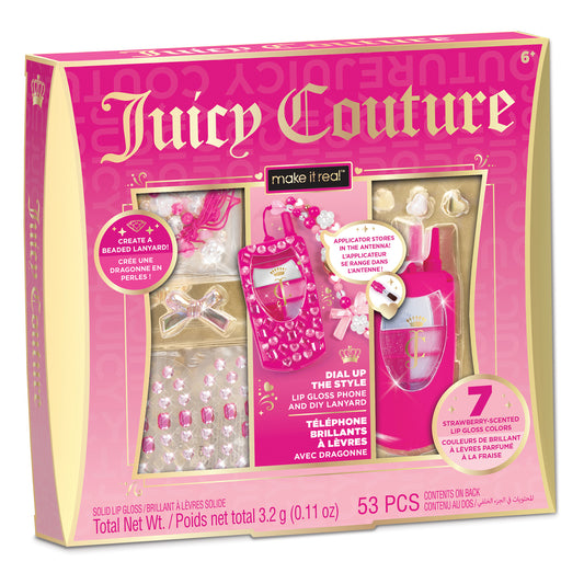 Juicy Couture™  Dial Up the Style Lip Gloss Phone and DIY Lanyard