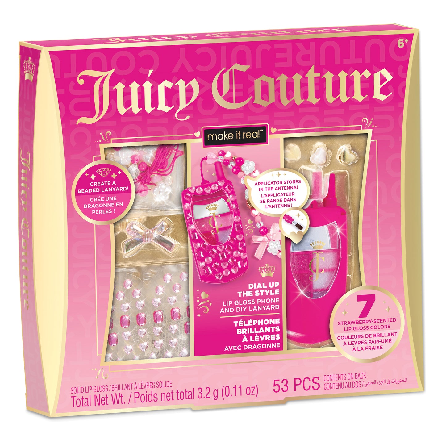 Juicy Couture™  Dial Up the Style Lip Gloss Phone and DIY Lanyard
