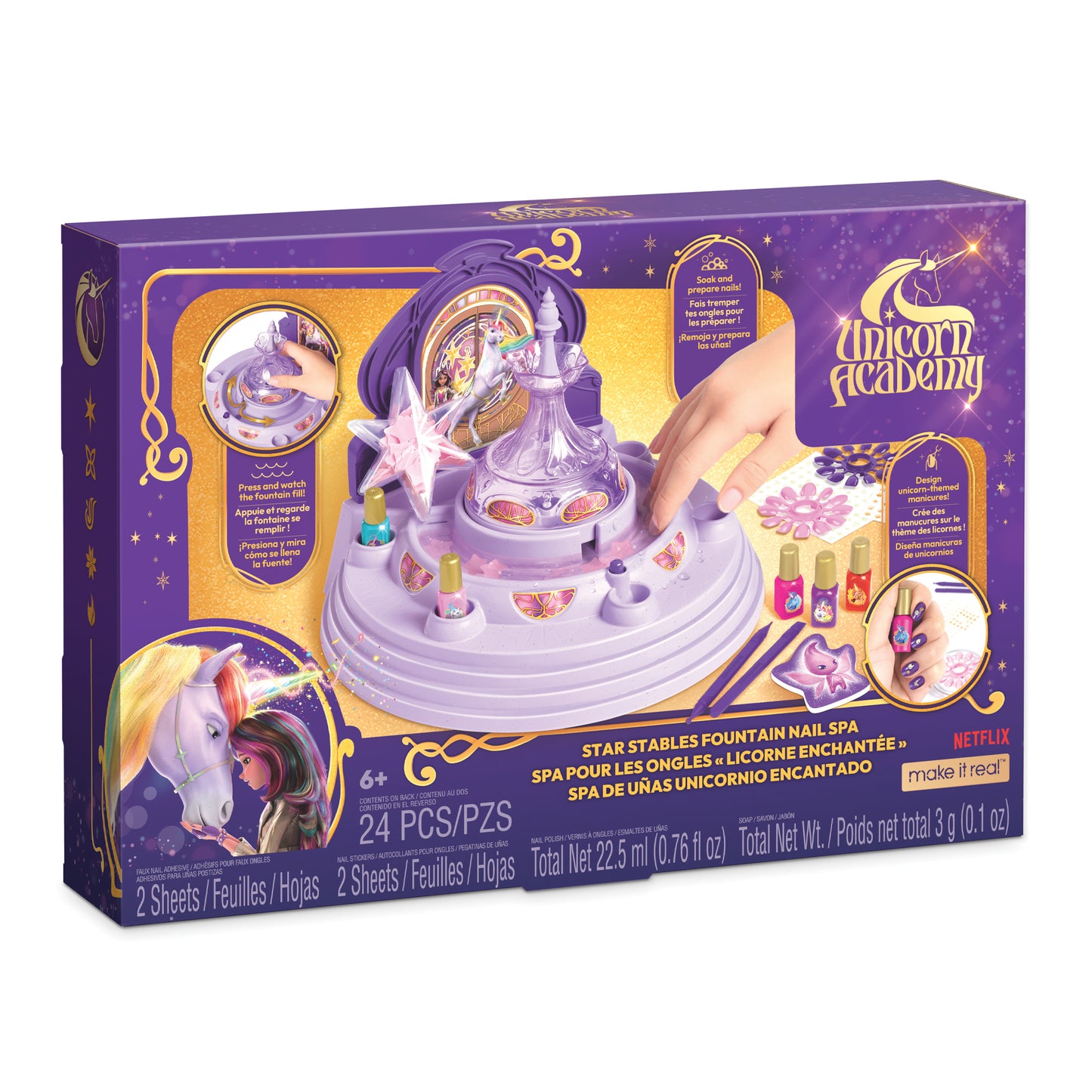 Unicorn Academy Star Stables Fountain Nail Spa
