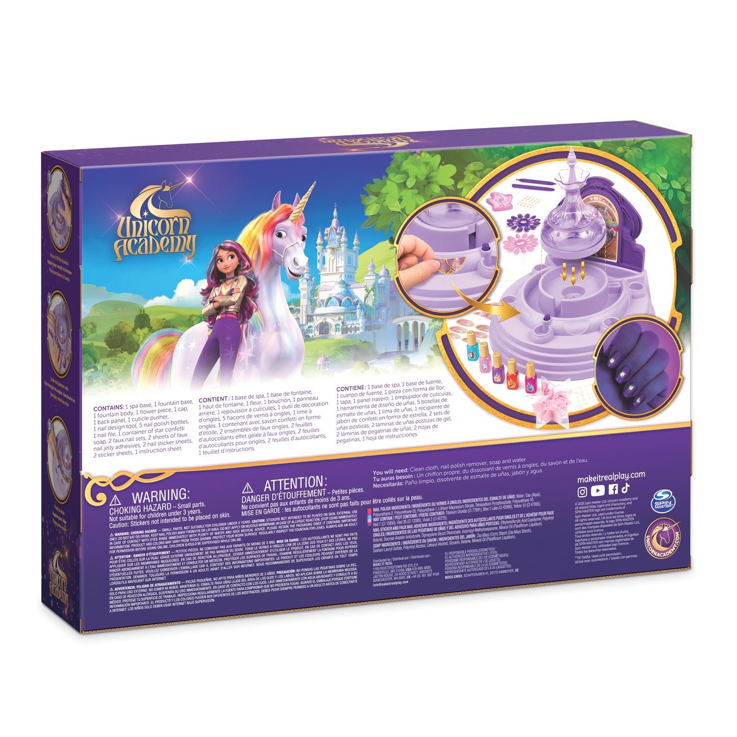 Unicorn Academy Star Stables Fountain Nail Spa