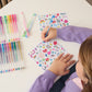 30 Gel Pen Set with Color Your Own Sticker Sheets