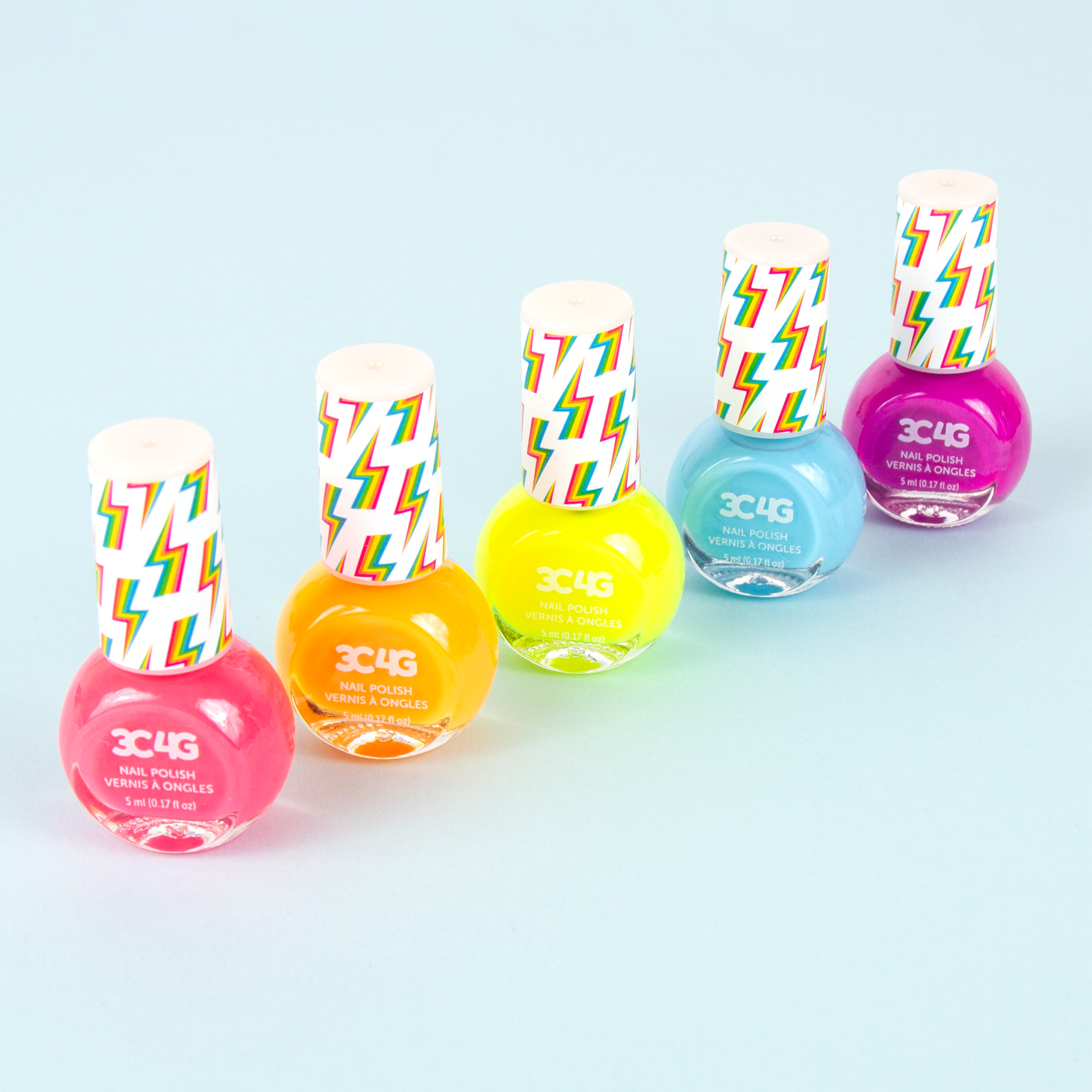 US Toy Company 3039 Neon Nail Polish - Pack of 12