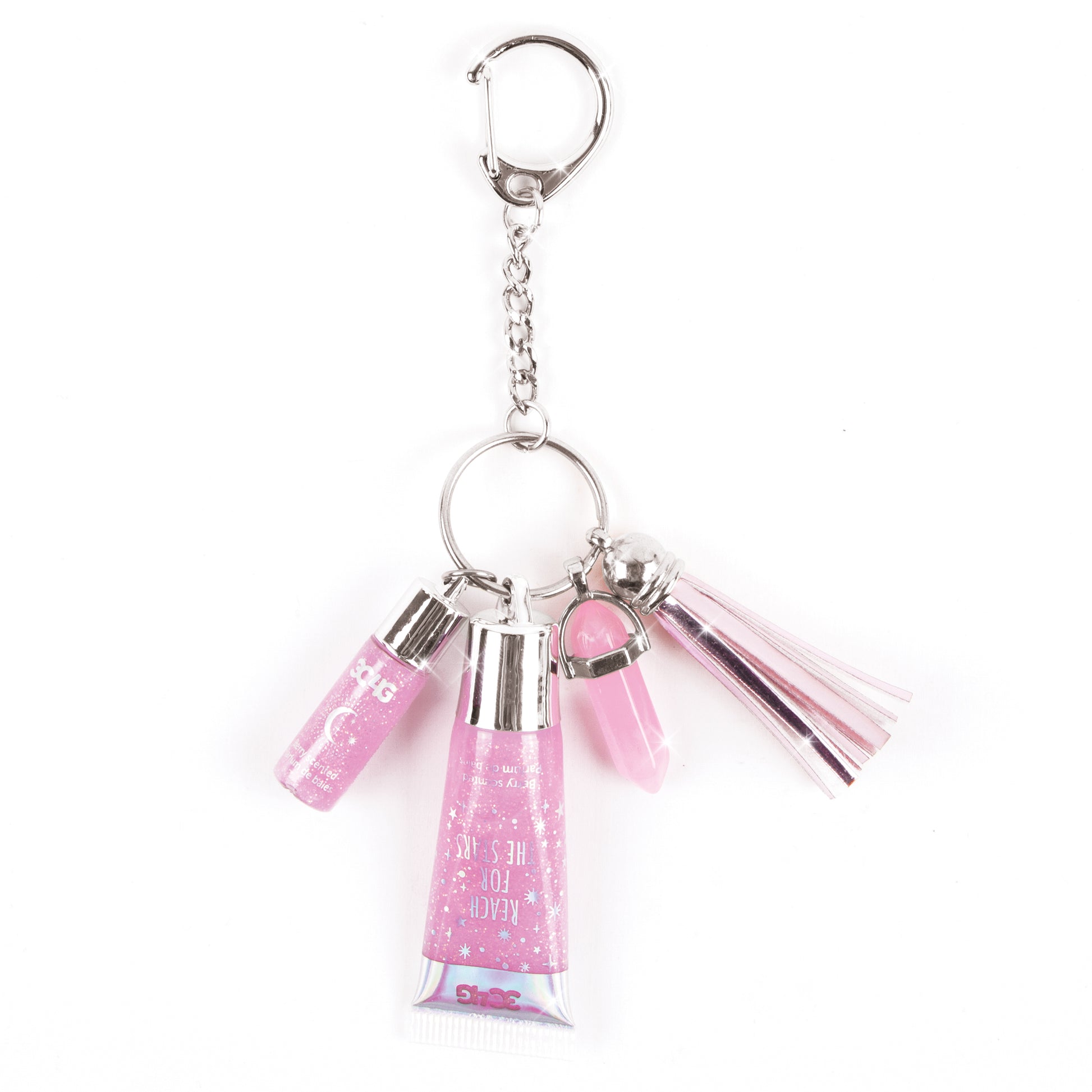 lip gloss keychain with letters