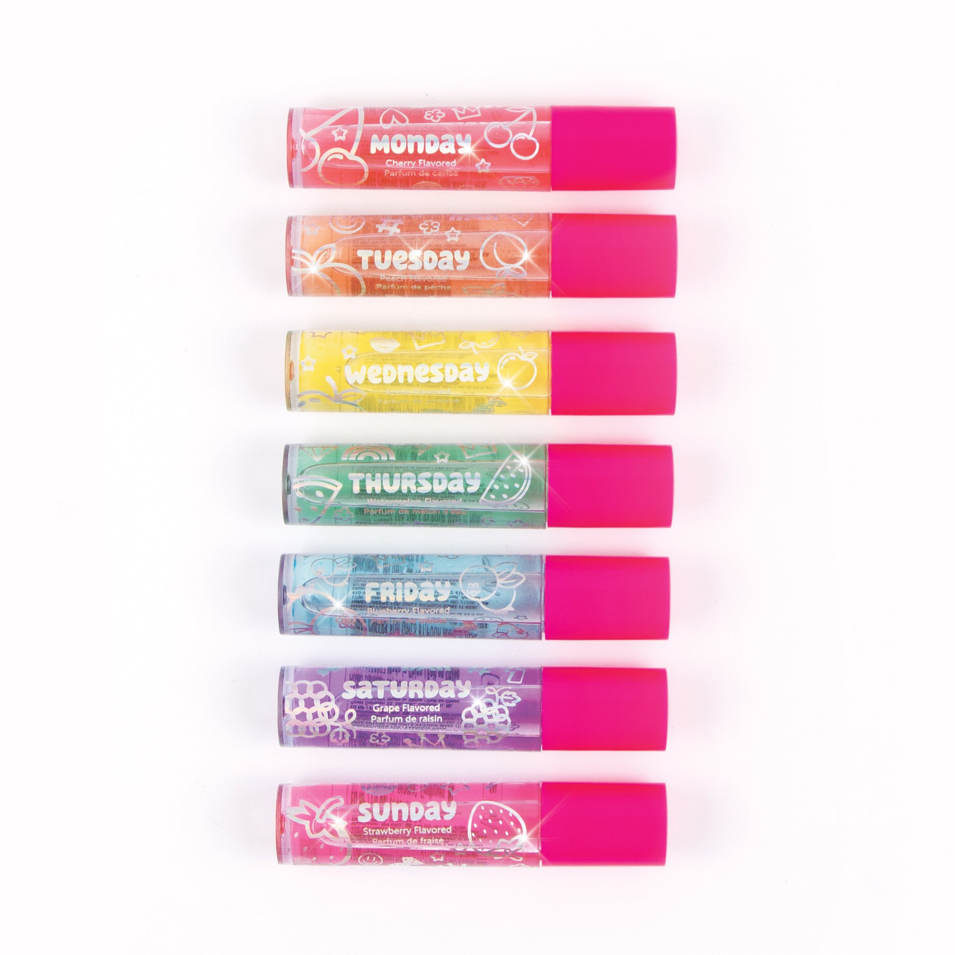 Lulu Glitter Rollerball Lip Gloss Set Each