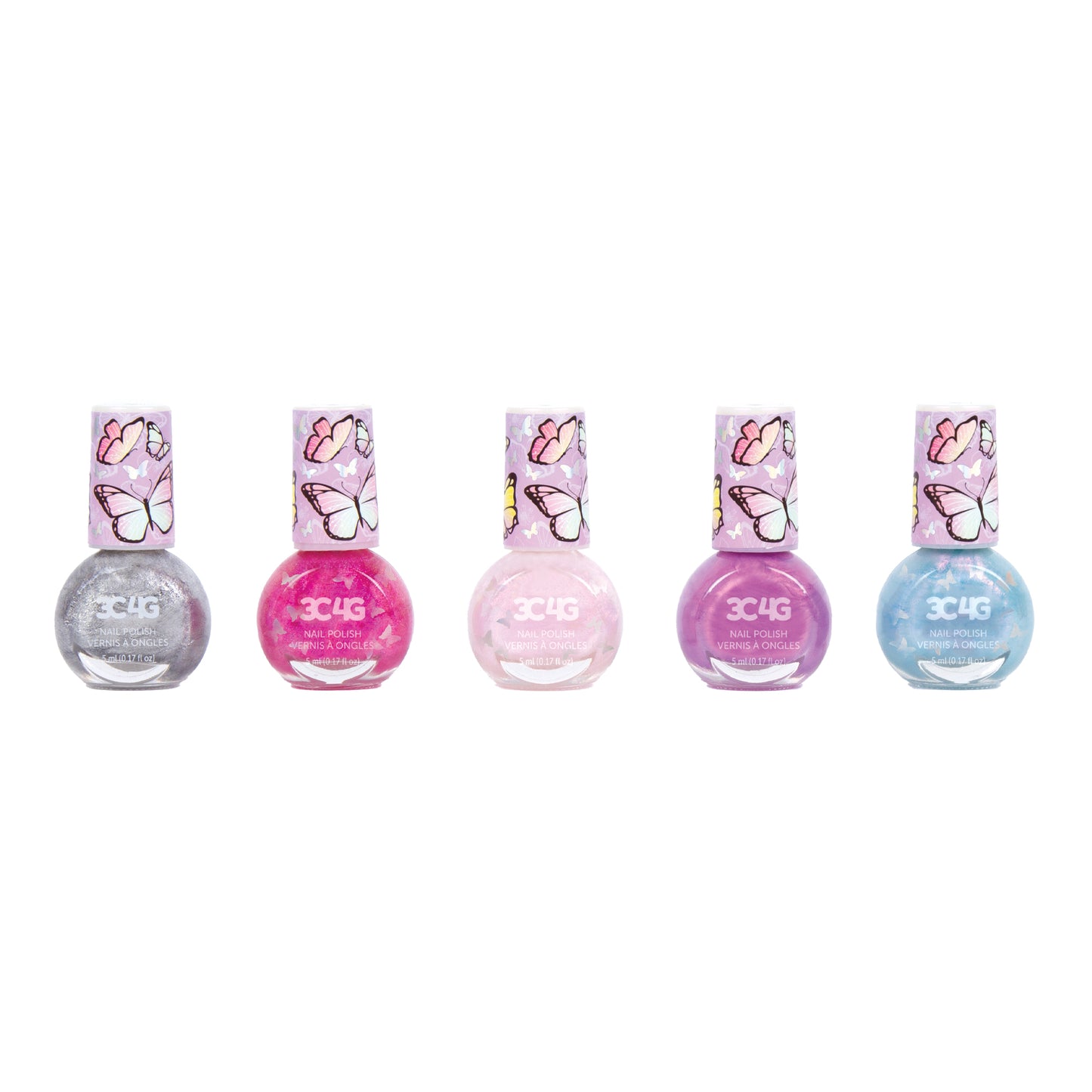 Butterfly Glitter Nail Polish