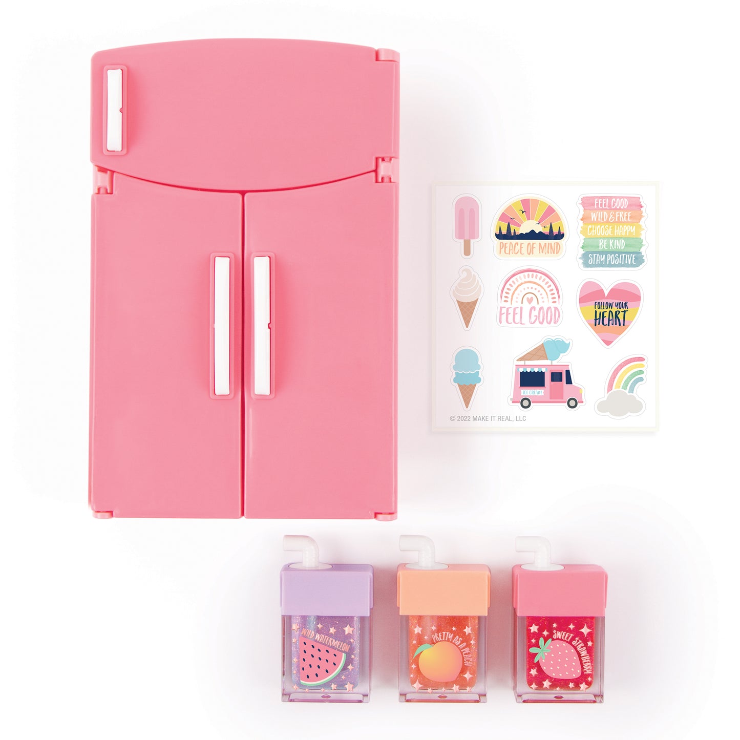 Mini Fridge Lip Gloss Set – Make It Real