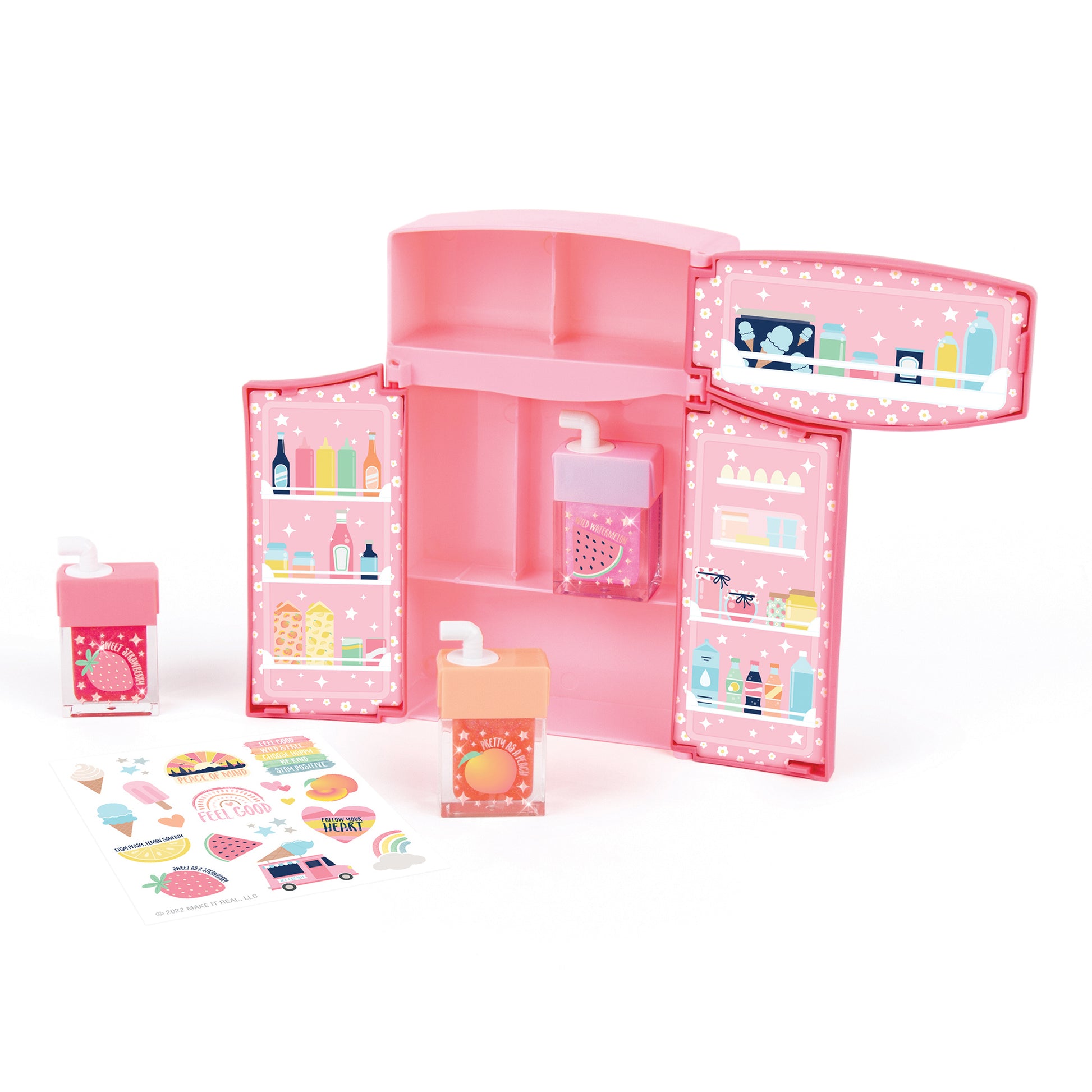 Make It Real Mini Fridge Lip Gloss Set