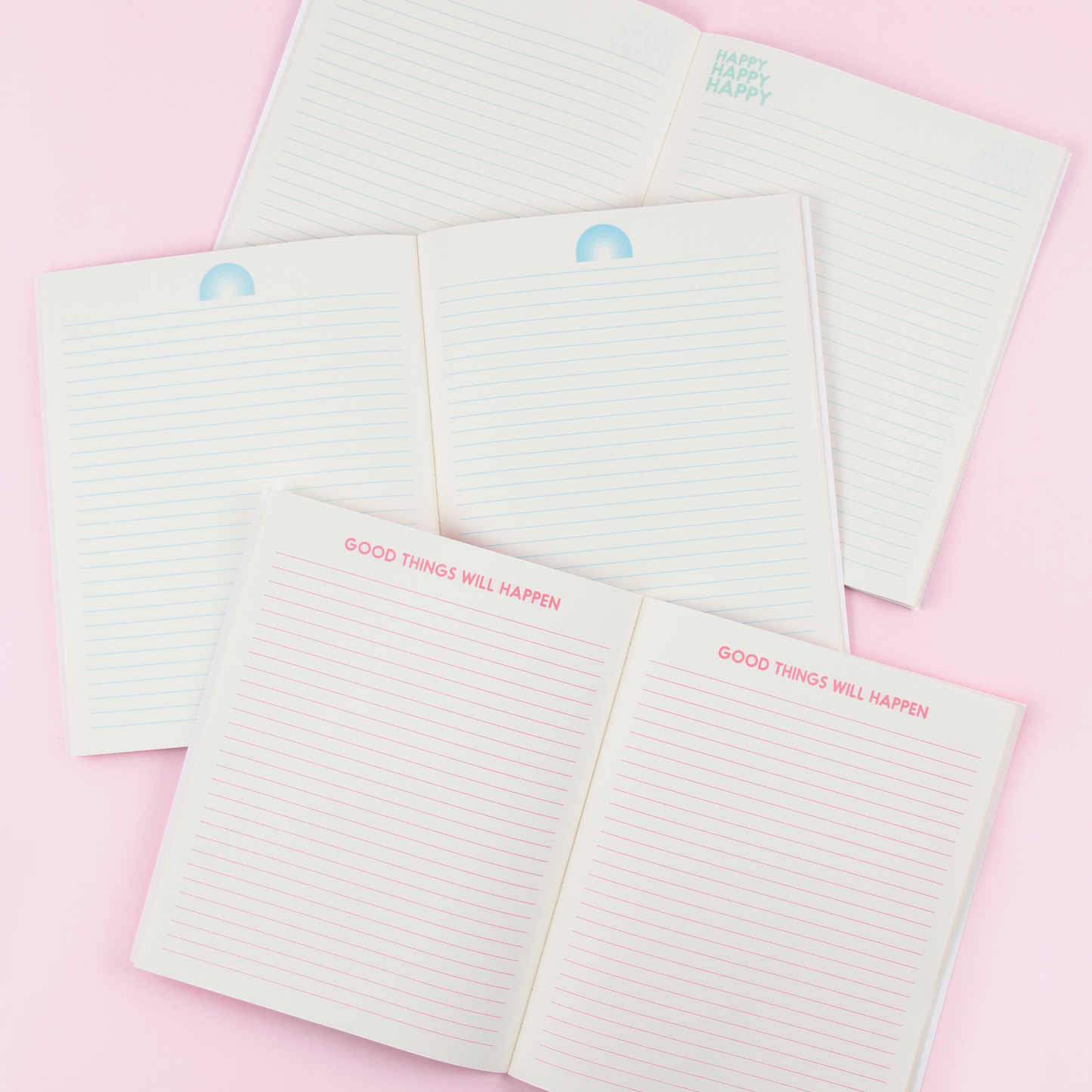 Rainbow Bright Notebook Trio
