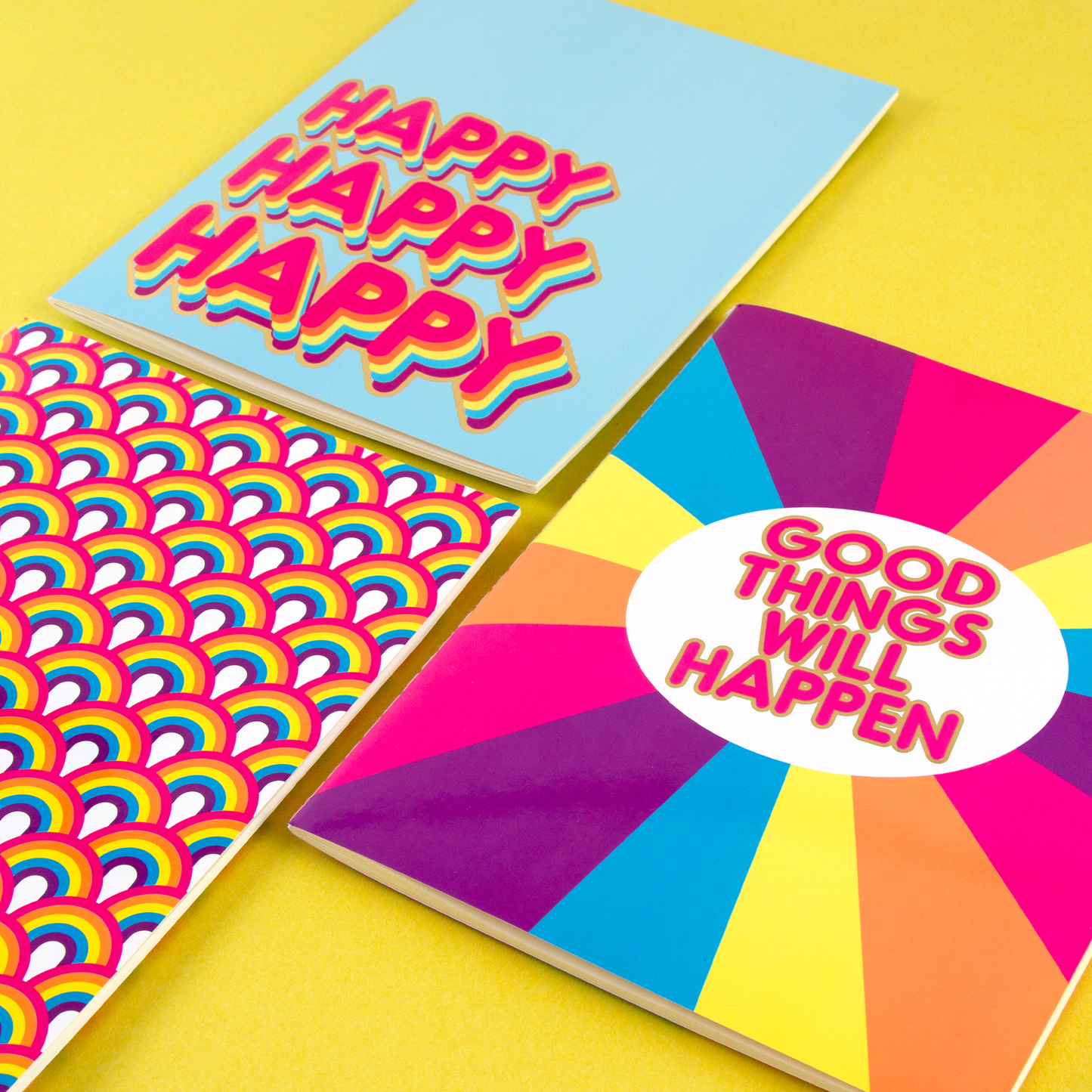 Rainbow Bright Notebook Trio