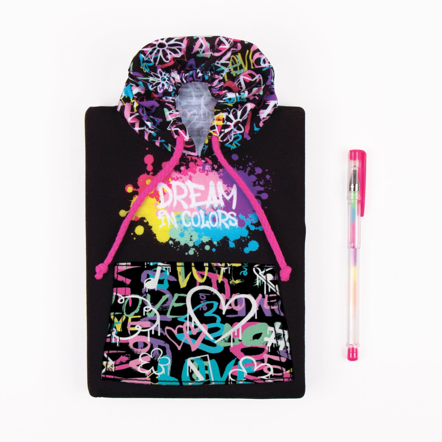 Graffiti Hoodie Journal and Pen