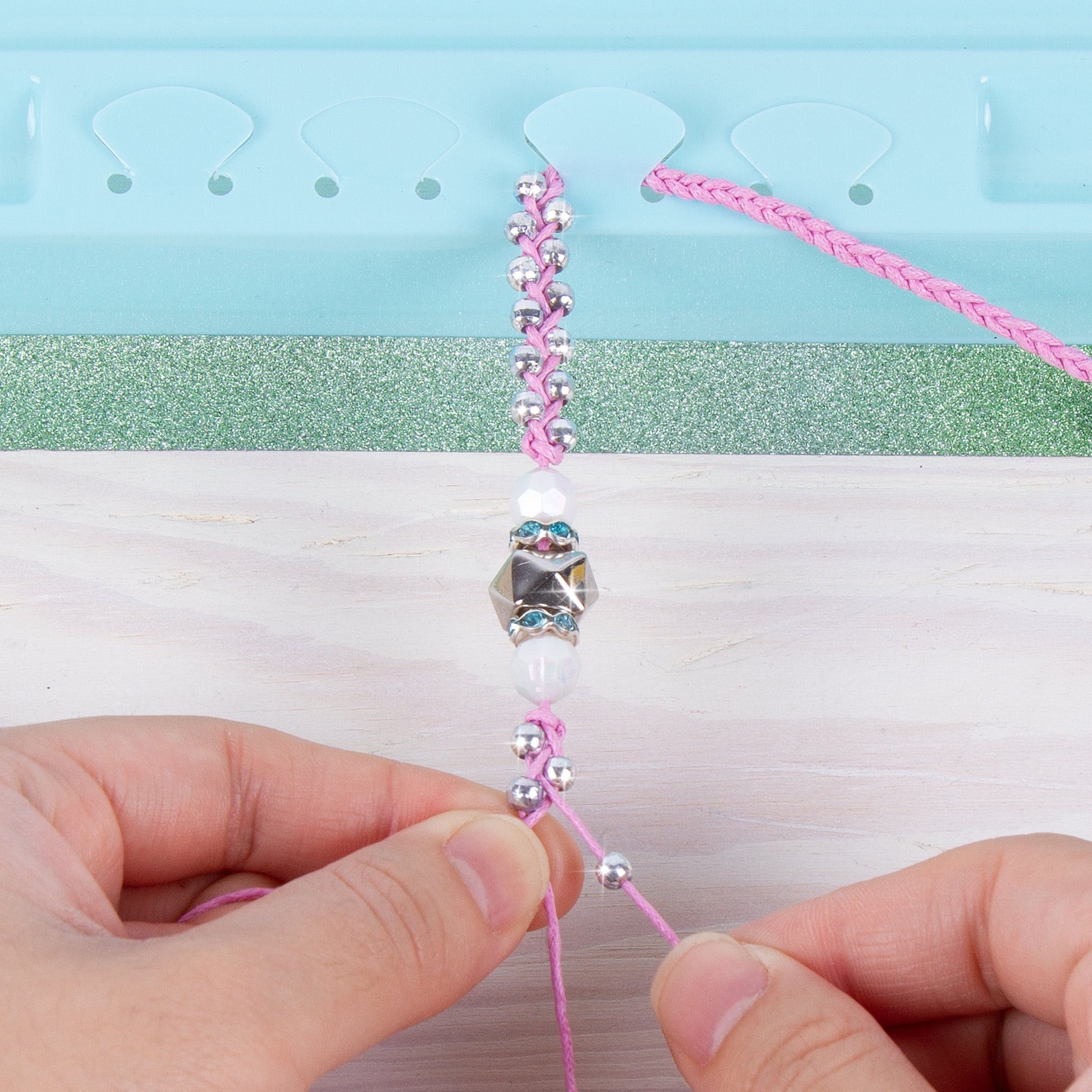Make It Real Gem Links Bracelet Maker 457 Beads Fun Creative Jewelry Ages 8  for sale online