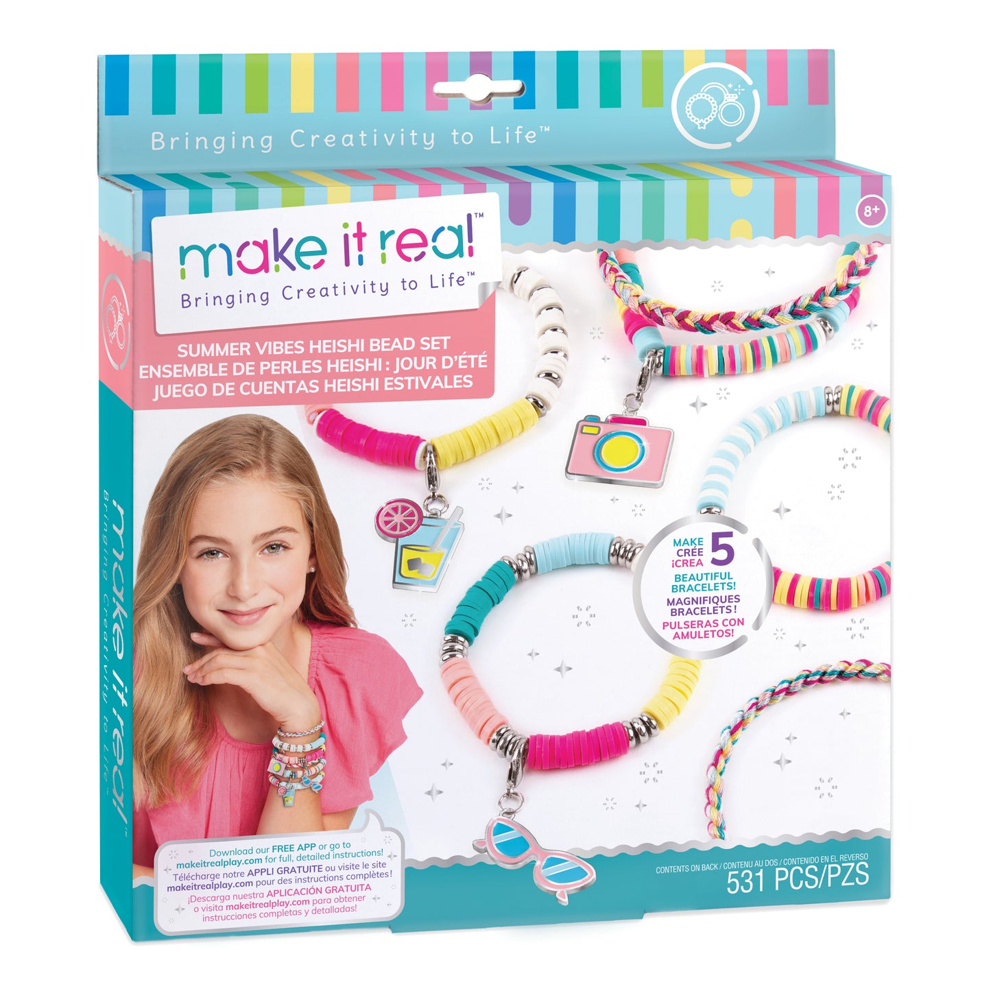 Summer Vibes Heishi Bead Set – Make It Real